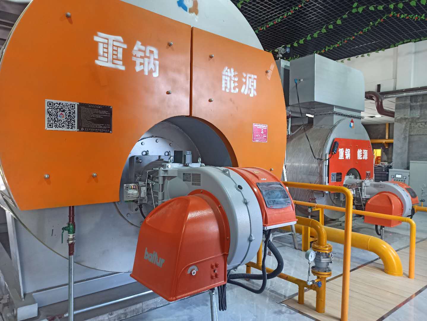 四平市某醫(yī)院現(xiàn)場燃燒器安裝調(diào)試、運行正常、投入生產(chǎn)